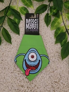 Dog Little Monster Bandana (Size L)